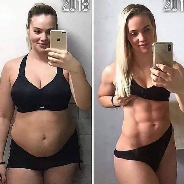 Фото девушек: до и после похудения