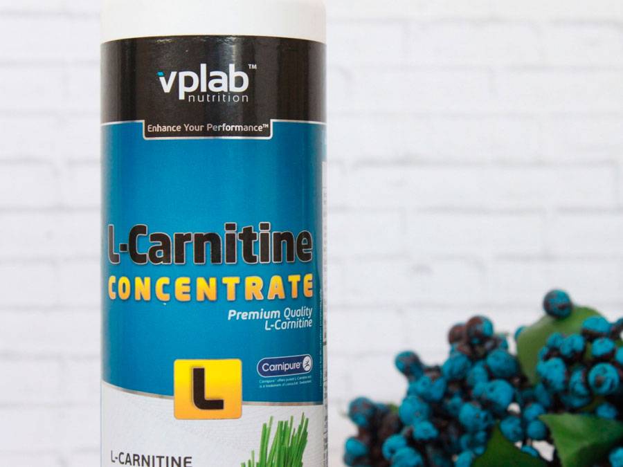L-carnitine concentrate от vplab: как принимать, состав и отзывы
