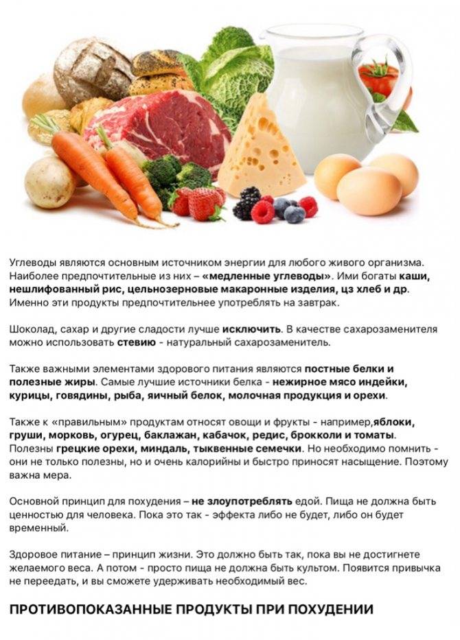 Углеводы: список продуктов для похудения* какие продукты относятся к углеводам, таблица для похудения