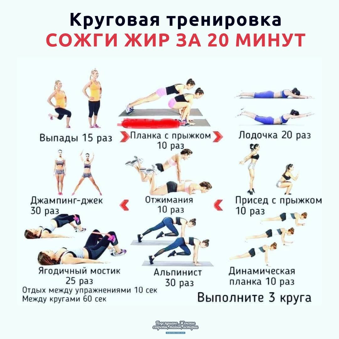 Кардиотренировки дома для похудения - программа сжигания жира - allslim.ru