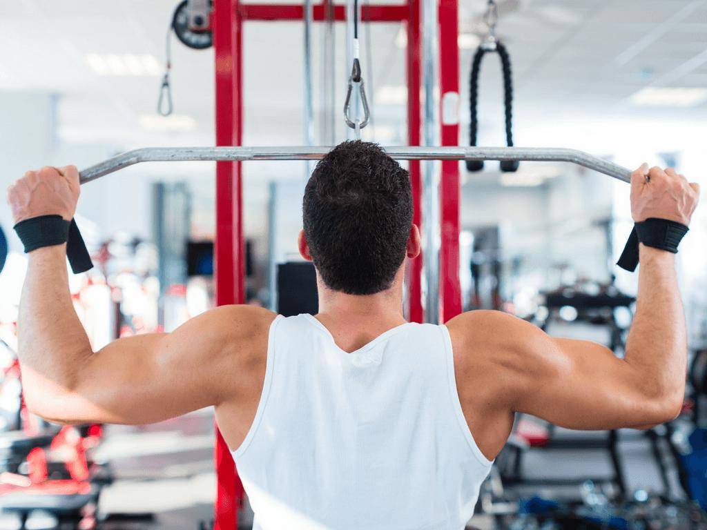 Базовые упражнения для мышц спины в тренажерном зале для мужчин