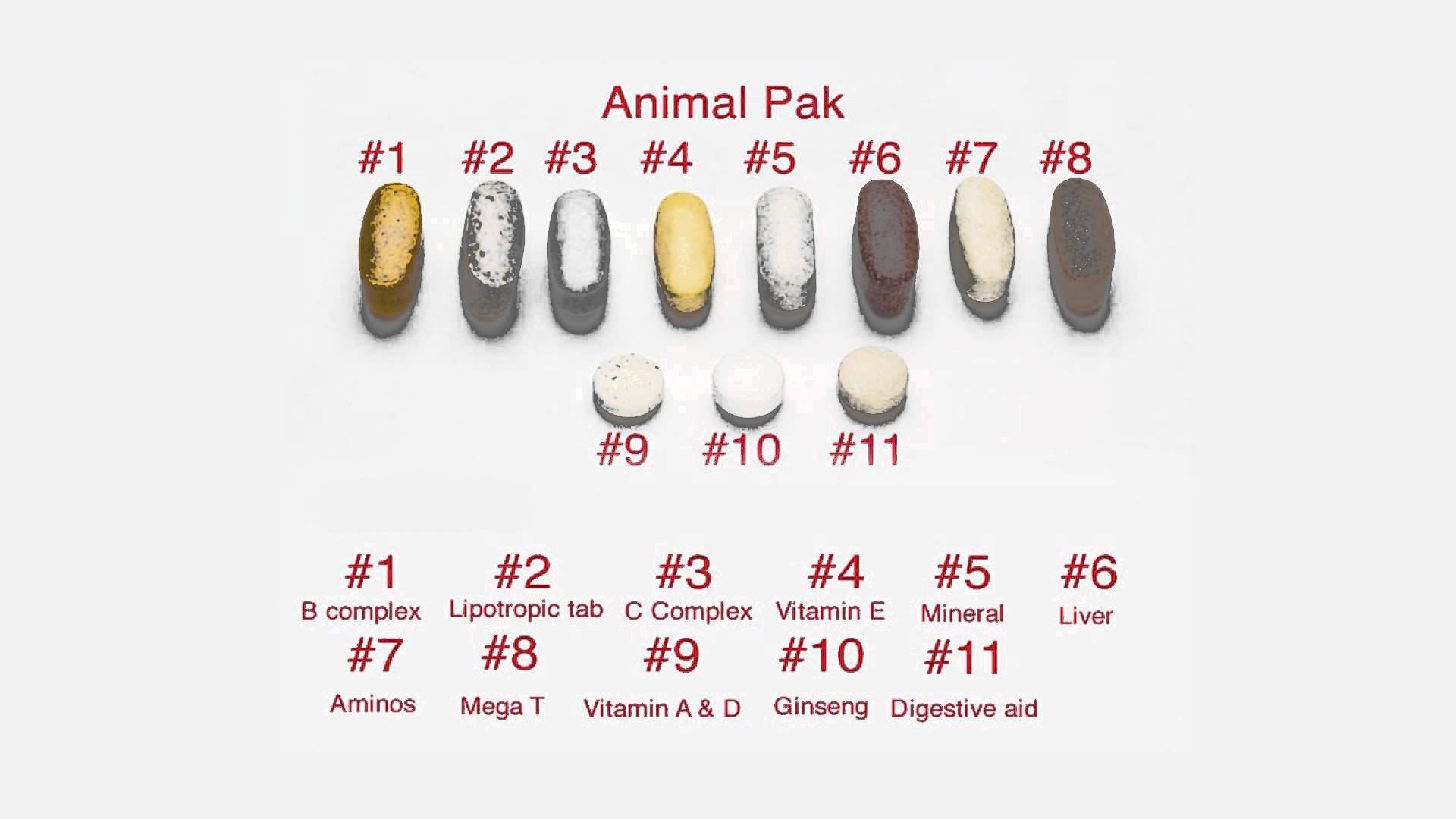 Витамины animal pak (universal)