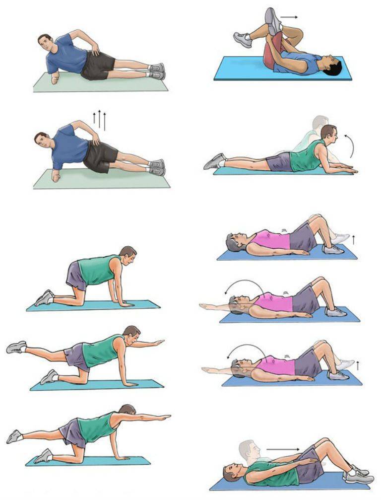 Упражнения лечебной гимнастики для грудного отдела позвоночника при остеохондрозе. как выполнять комплекс упражнений лфк при остеохондрозе. фото лечения.