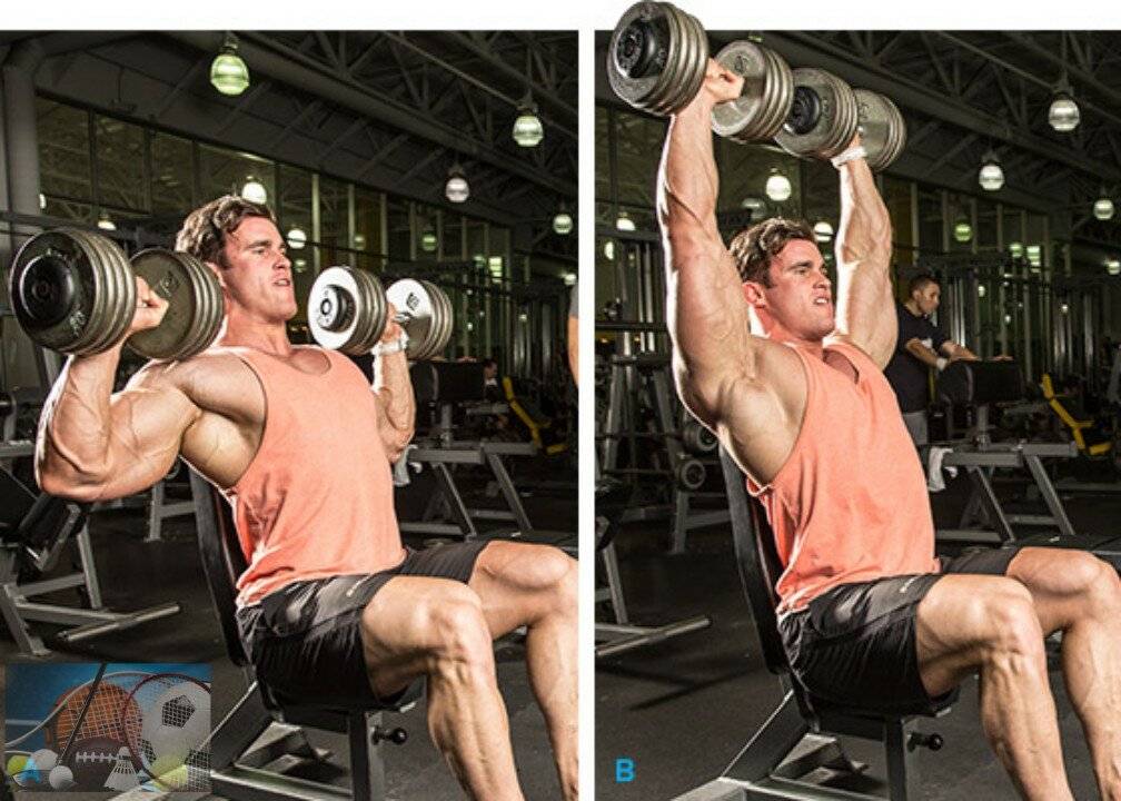 Barbell Shoulder Press упражнение