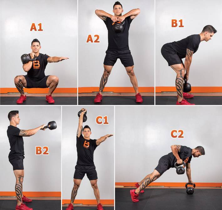 Тренировки с гирей: топ-21 cамых эффективных упражнений