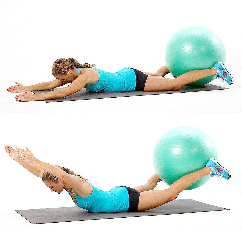 Упражнения с гимнастическим мячом: эффективные упражнения с фитболом на пресс, спину, ноги и руки
