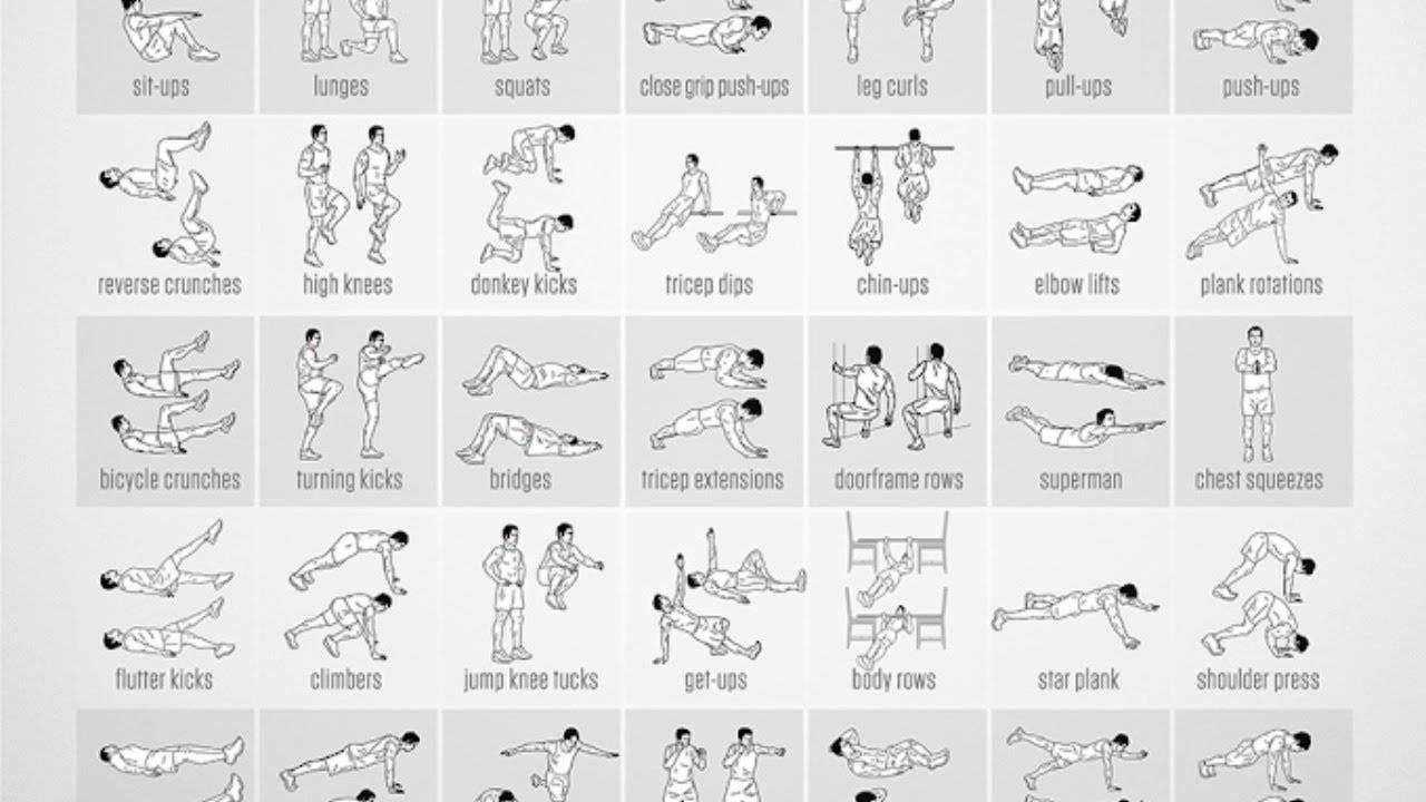 10 комплексных упражнений на все группы мышц