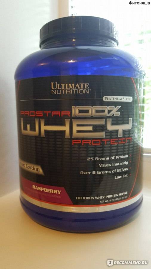 Ultimate nutrition
 prostar 100% whey protein