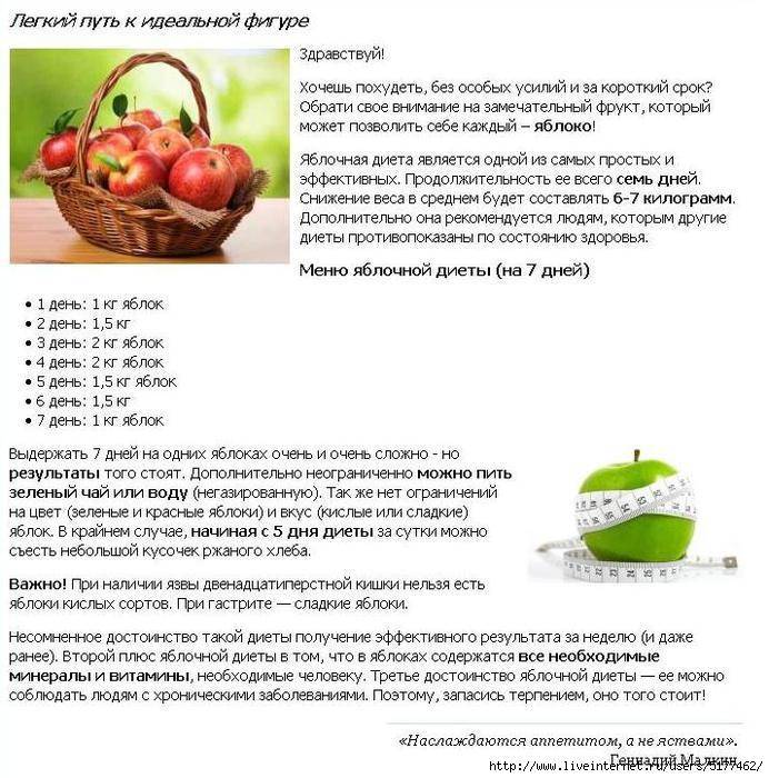 Яблочная диета: доступный способ сбросить лишний вес