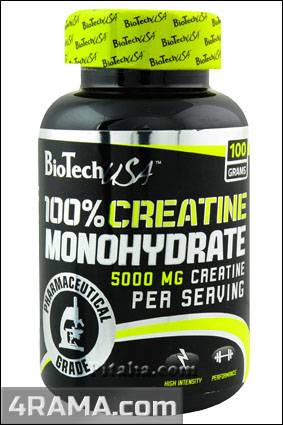 Creatine monohydrate 100% от biotech usa: как принимать, отзывы