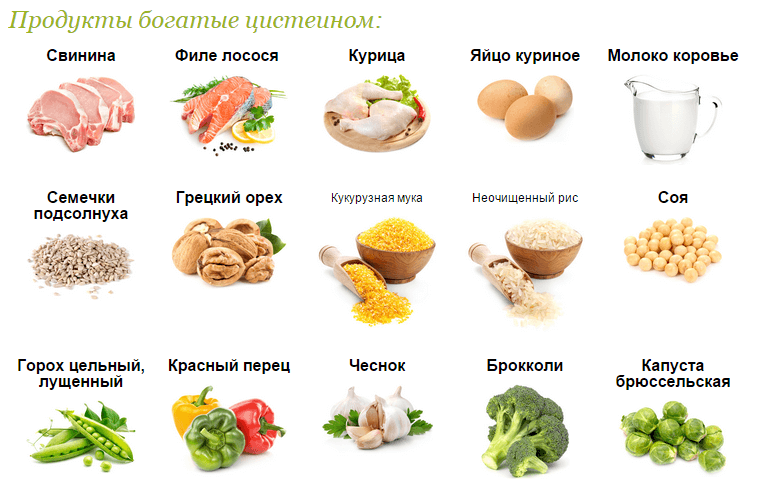 Гистидин в продуктах питания (таблица)