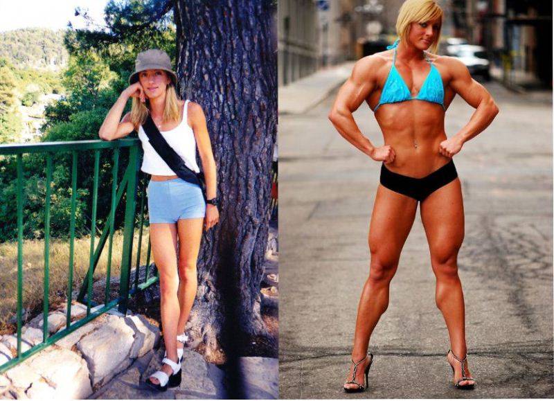 3 месяца бодибилдинга - как меняется девушка (реальный пример, фото до и после)
