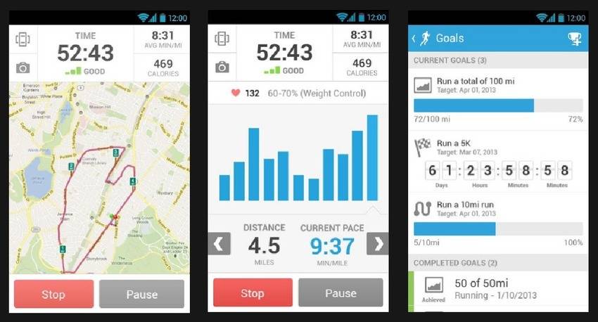Приложения для бега на андроиде для построения тренировок