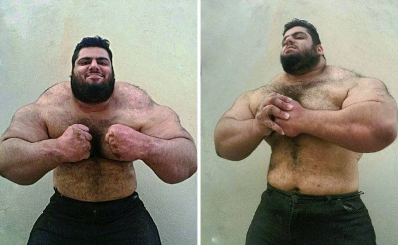 «иранский халк» (саджад гариби) принимает стероиды? если так, то почему ему разрешено соревноваться в ufc?