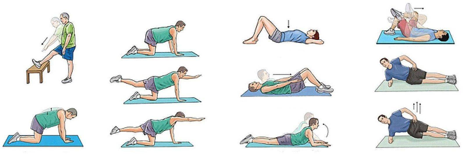 Упражнения от боли в спине – от простого к сложному