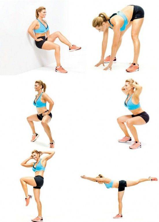 Упражнения, чтобы убрать жир на коленках, над и с внутренней стороны колен