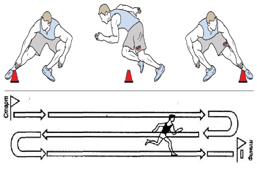 Челночный бег 3х10: техника выполнения (этапы), польза для общего физического развития