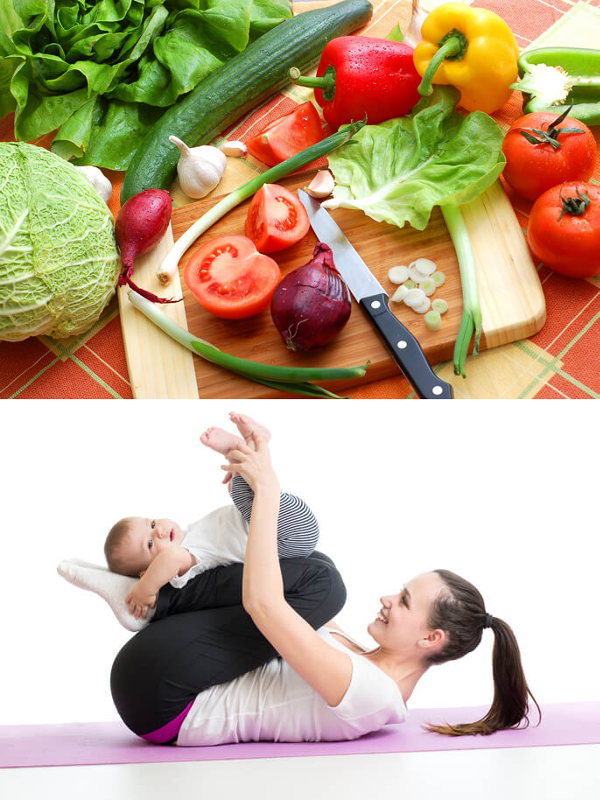 Как похудеть после родов за шесть месяцев: комплекс упражнения и диета