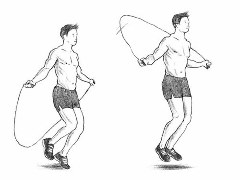 Способы и виды прыжков на скакалке. как прыгать на скакалке для похудения?