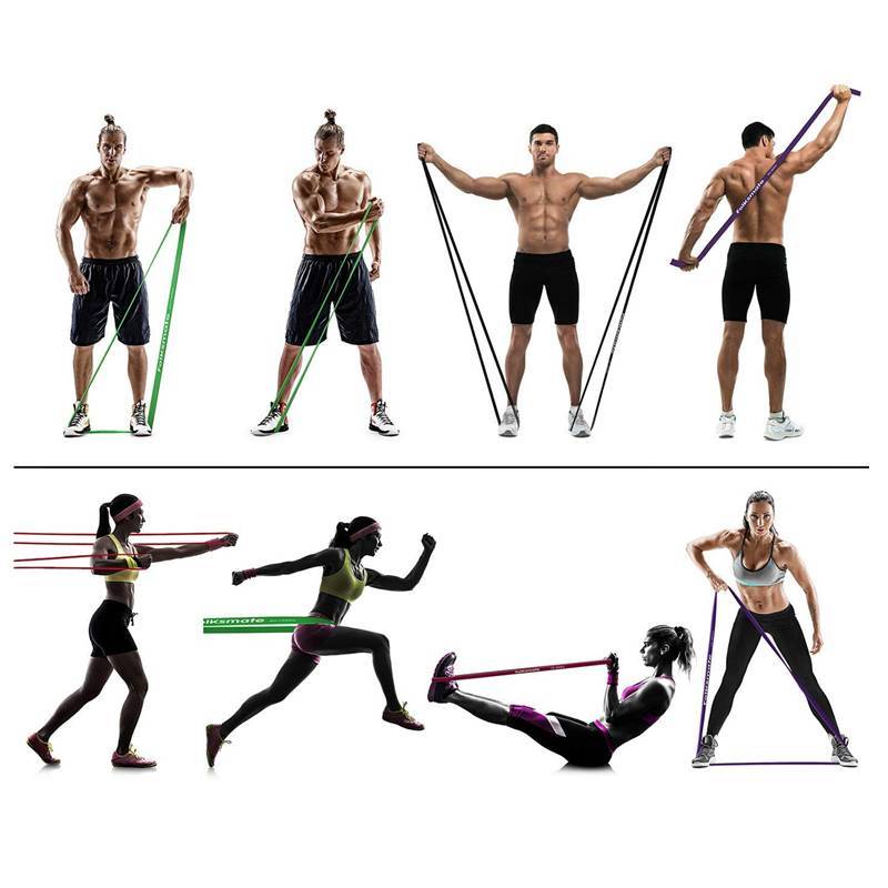 Комплекс упражнений с эспандерами на все группы мышц