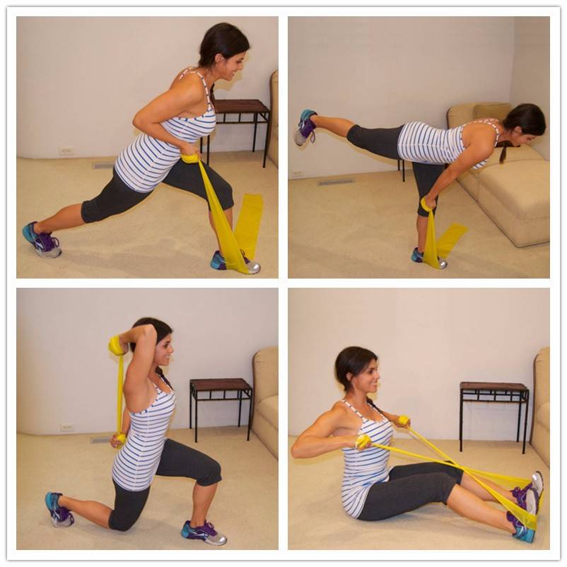 Упражнения с резинкой для ног и ягодиц: тренировка в домашних условиях для женщин (с видео)
