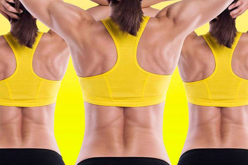 13 эффективных упражнений для сжигания жира на спине