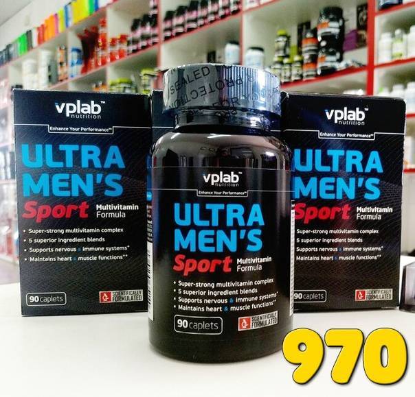 Ultra men’s sport multivitamin formula от vp laboratory: как принимать витамины для мужчин