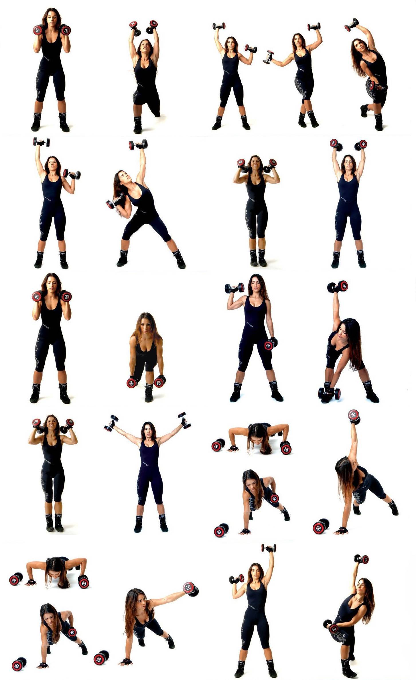 Упражнения с гантелями для женщин: подборка эффективных упражнений на каждую группу мышц с техникой выполнения