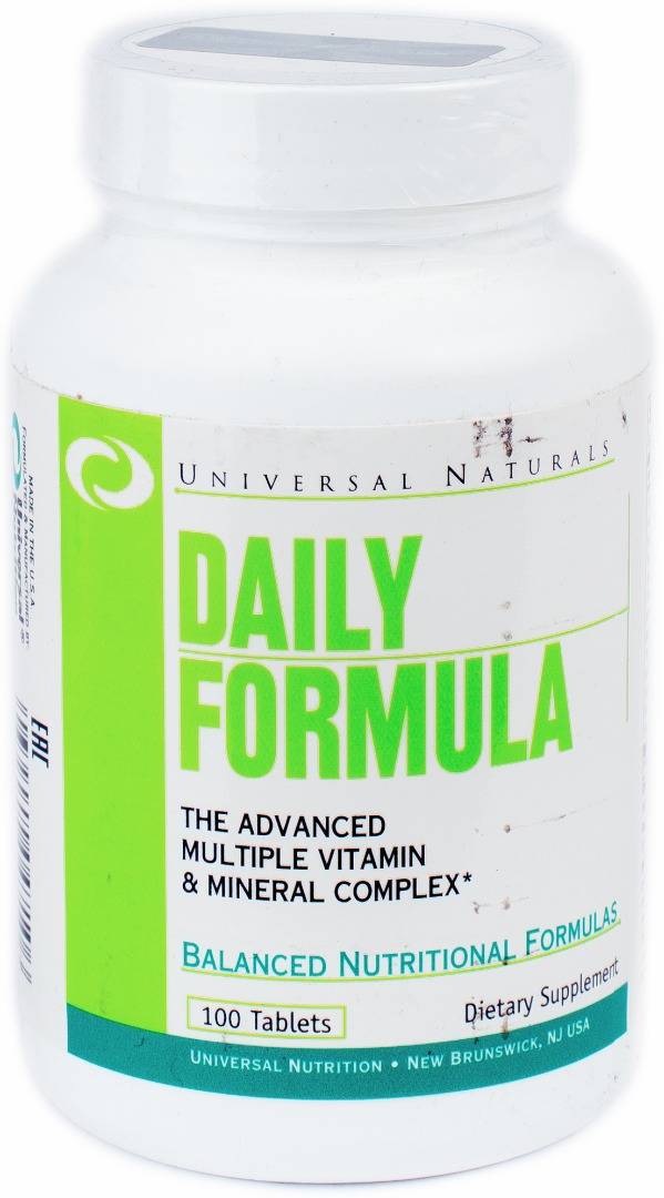 Universal nutrition daily formula