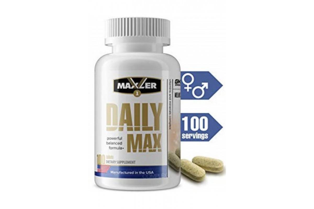 Daily max от maxler: витамины из америки, состав и свойства