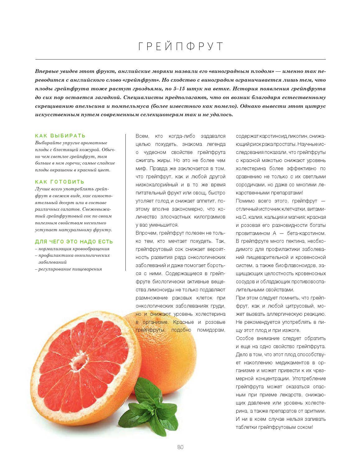 Грейпфрут: польза и вред для организма и похудения, отзывы