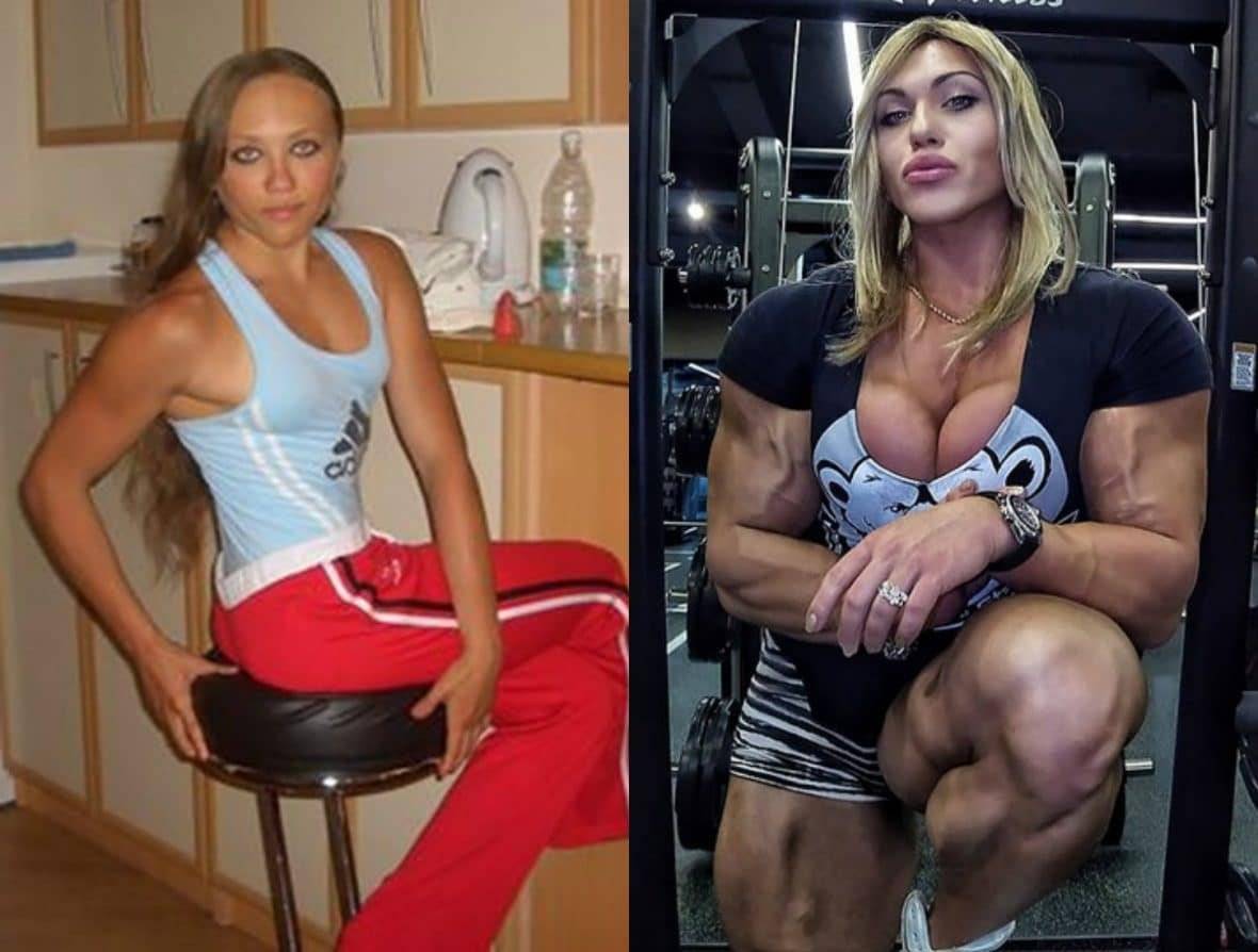 Женщины бодибилдерши, похожие на мужчин: фото до и после