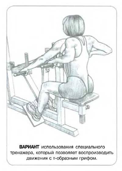 Как правильно делать горизонтальную тягу: техника и упражнения на спину в блочном тренажере