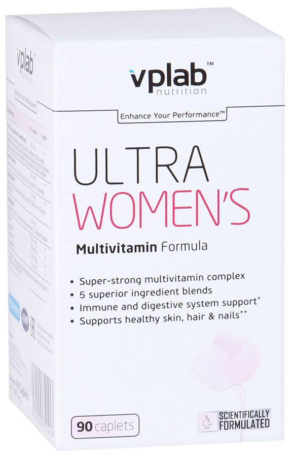 Ultra women's multivitamin formula от vp laboratory: отзывы, состав и как принимать