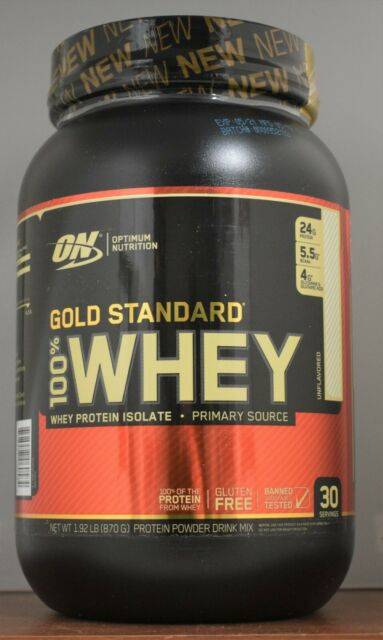 Optimum nutrition
 gold standard 100% whey