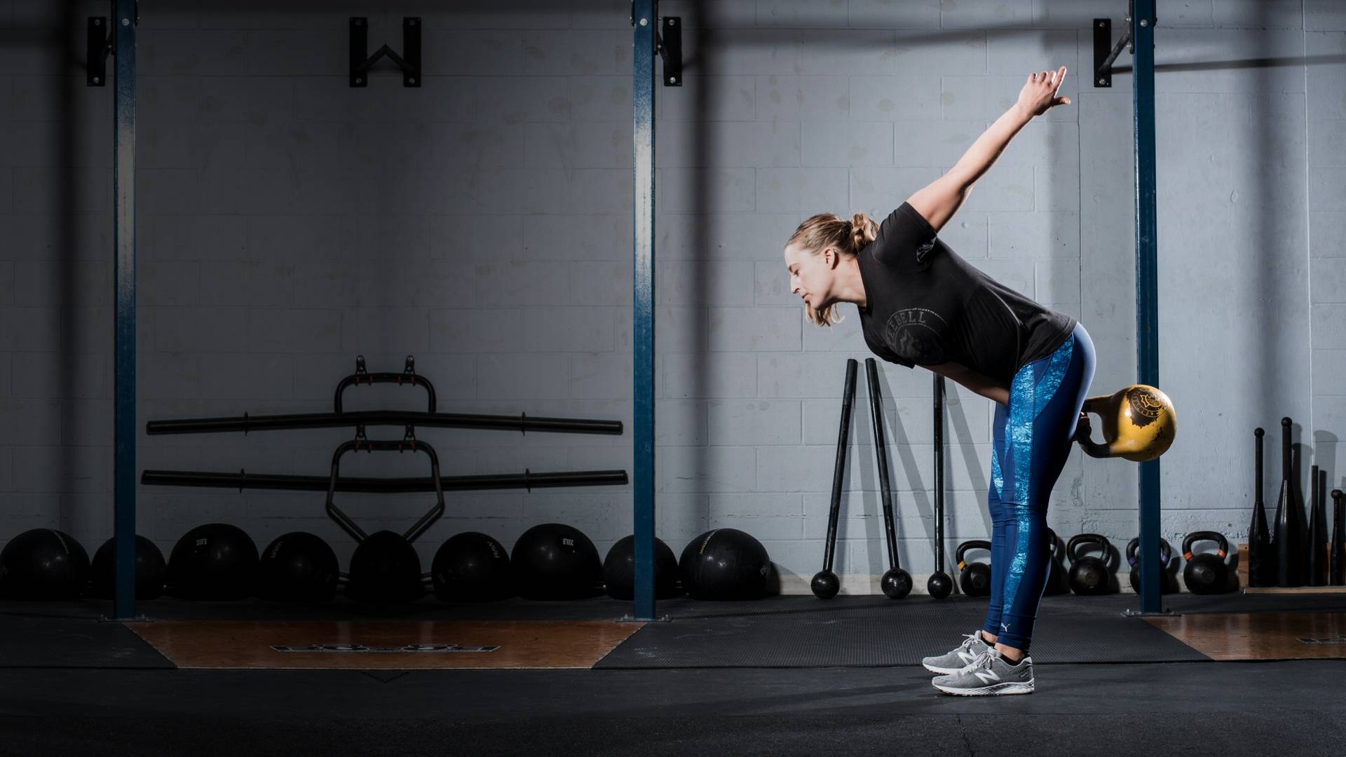 Кроссфит с гирей - упражнения и программы тренировок