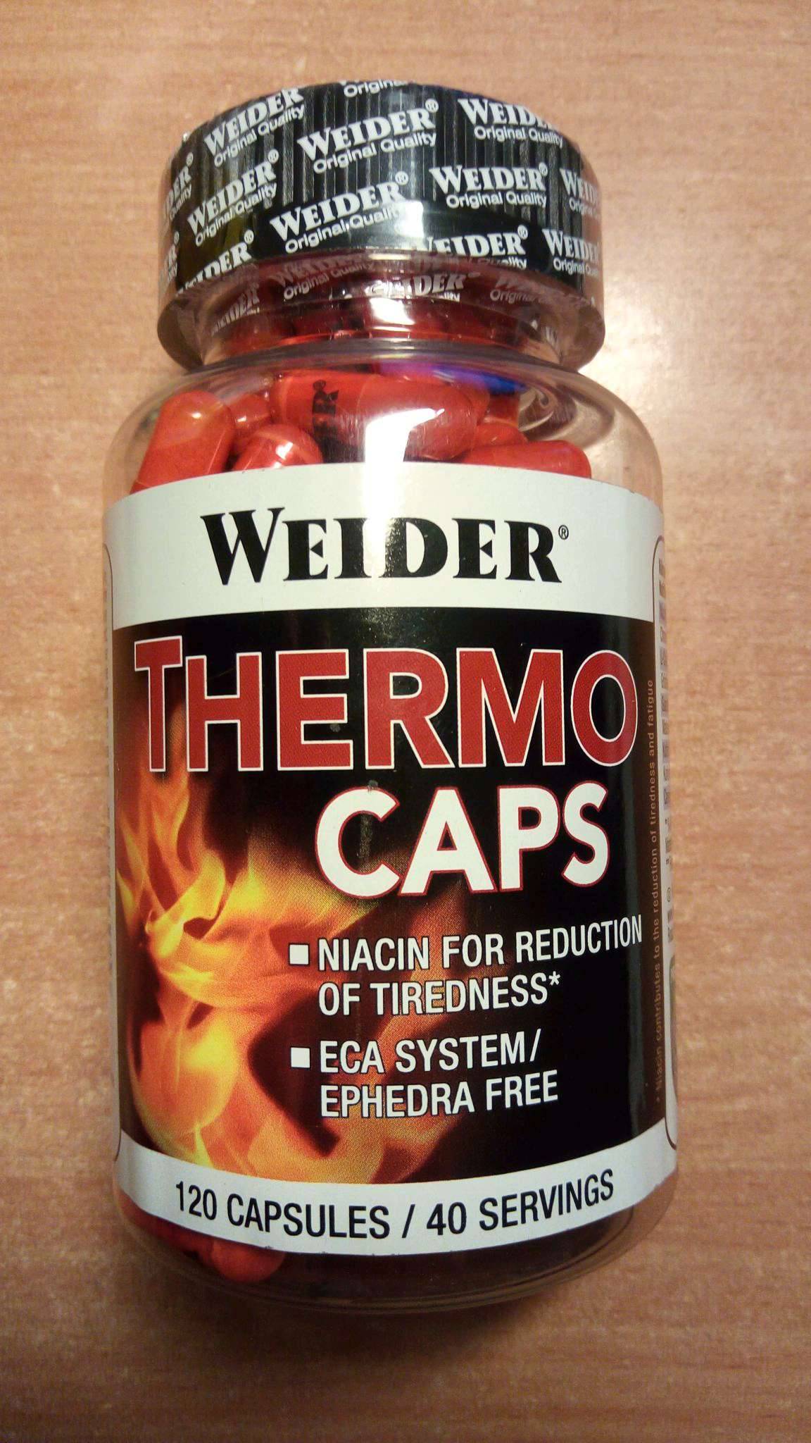 Weider thermo caps 120 капсул weider - жиросжигатели - термогеники
