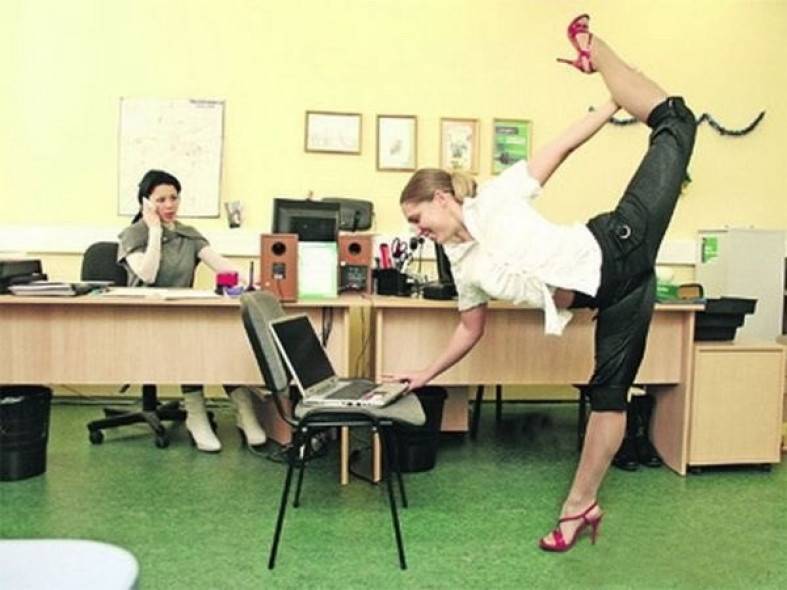 Производственная гимнастика. разминка для офисных работников